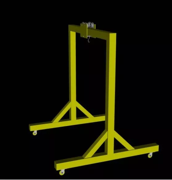 Heavy Crane 3d model