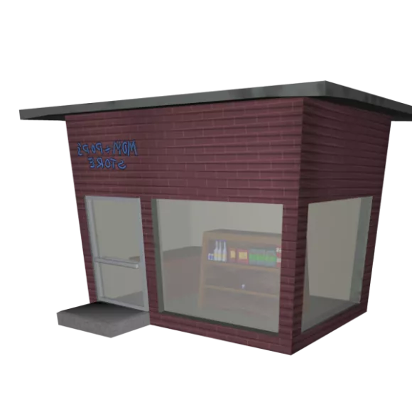 Classic Square Column 3d model