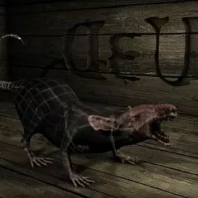 Monster Rat Rigged 3d model