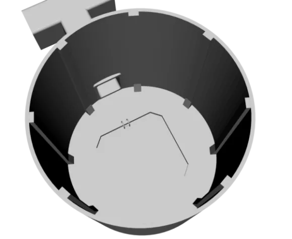 Round Edge Pool 3d model