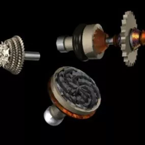 Electronic Vehicle Parts 3d model