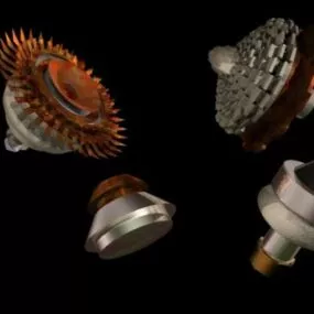 Electronic Machenic Parts 3d model