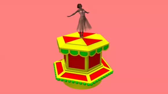 Cardboard Box With Text 3d model