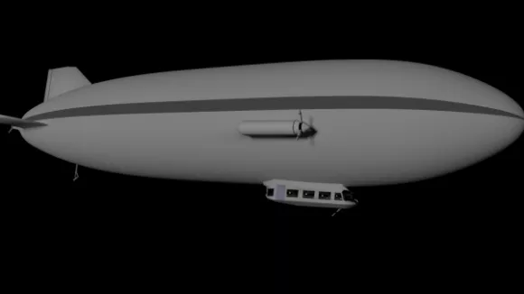 Glyder Futuristic Spacecraft 3d model