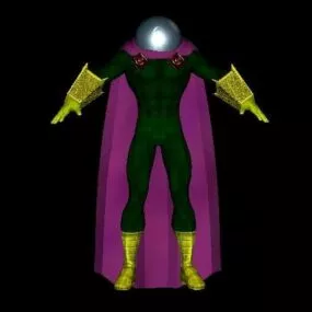 Mysterio Marvel Character 3d model