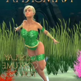 Namorita Female Cosplay Character 3d model