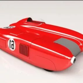 Nardi Giannini 750 Vintage Car 3d model
