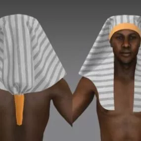 Nemes Pharaoh Character 3d model