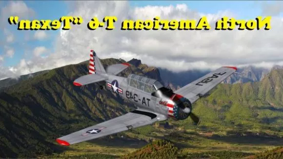 Us T6 Texan Aircraft 3d model Us T6 Texan Aircraft 3d model