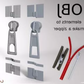 Zipper Element 3d model