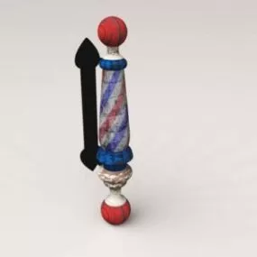Old Barber Pole 3d model