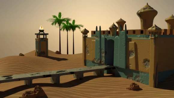 Dwarf Coconut Tree 3d model