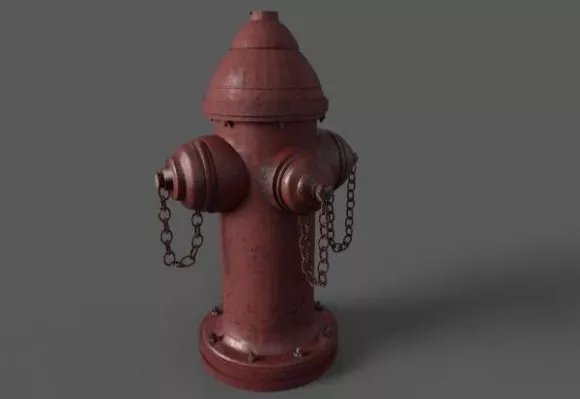 Old Fire Hydrant 3d model Old Fire Hydrant 3d model