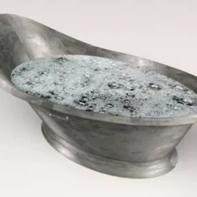 Western Iron Bathtub 3d model