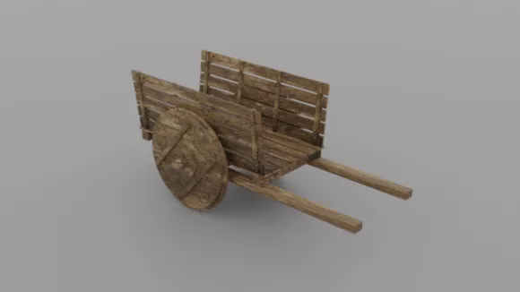 Gypsy Caravan Carriage 3d model