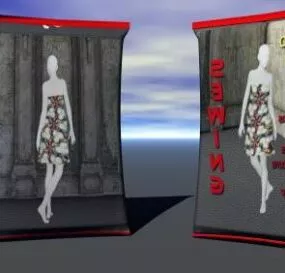 Asian Blind With Texture 3d model