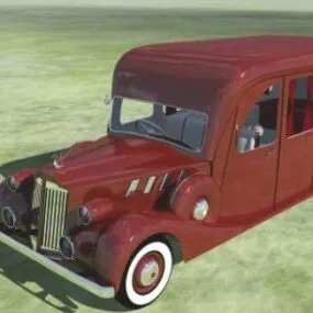 1900 Vintage Car 3d model