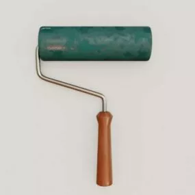 Paint Roller Household 3d model