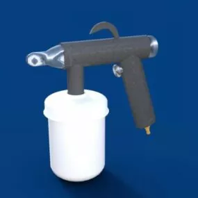Paint Spray Gun 3d model
