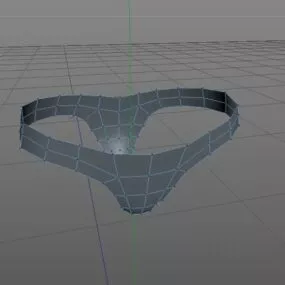 Pant Base Mesh 3d model
