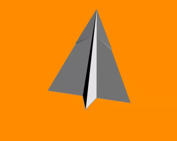 Paper Plane 3d model Paper Plane 3d model