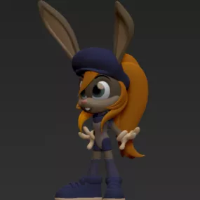 Penny Hare Bunny Character 3d model