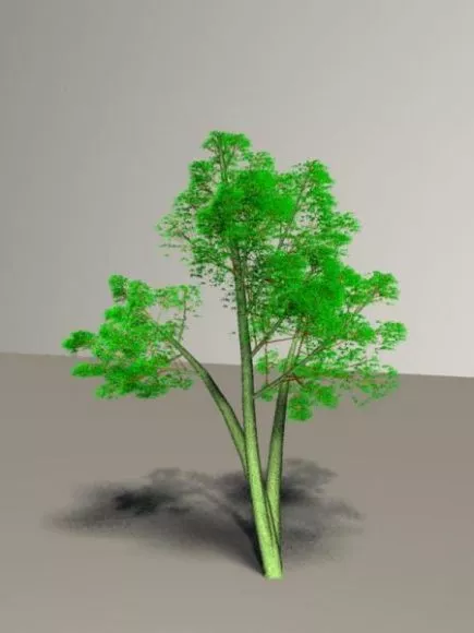 Dry Log Tree Of Fear 3d model