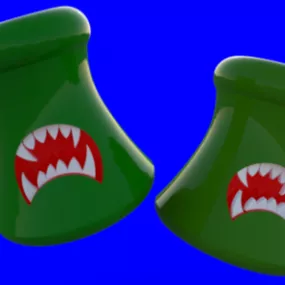 Possessed Cruet Cartoon Character 3d model