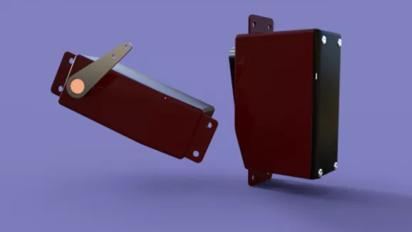 Switch Fontini Brass Frame 3d model
