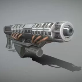 Railgun Prototype Weapon 3d model