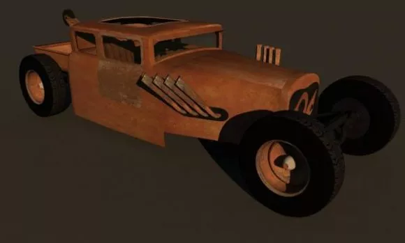 Hover Car Spacecraft 3d model