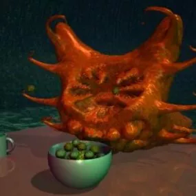 Alien Monster Character 3d model