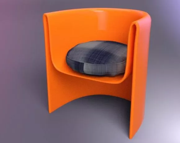 Bucket Seat 3d model Bucket Seat 3d model