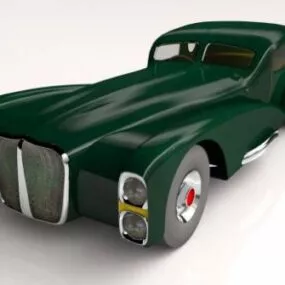 Retro Car 3d model