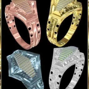 Ring Collection 3d model