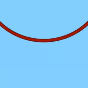 Rope Barrier 3d model
