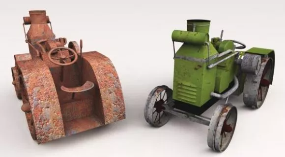 Cement Mixer Equipment 3d model Cement Mixer Equipment 3d model