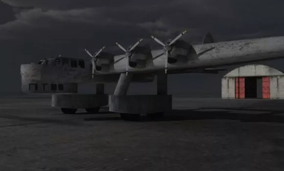 Russian K7 Bomber Aircraft 3d model Russian K7 Bomber Aircraft 3d model