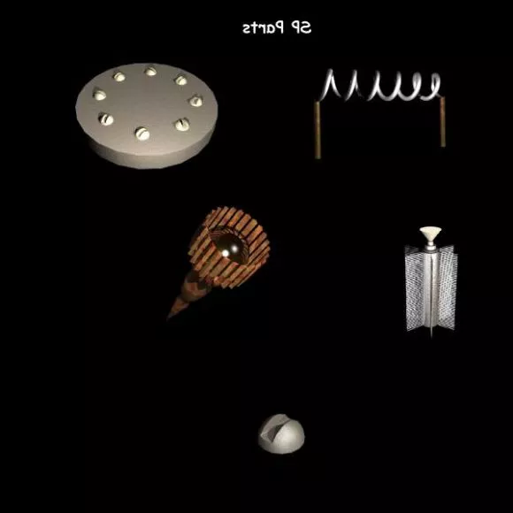 Industrial Module Parts 3d model Industrial Module Parts 3d model