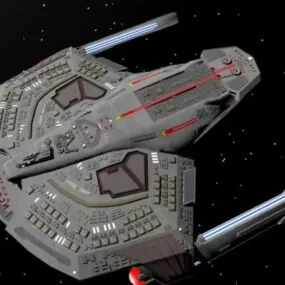 Saber Spaceship Yeager 3d model