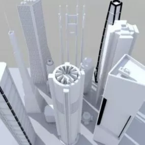 Scfi City Tower 3d model