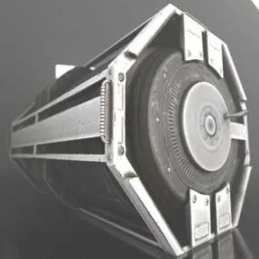 Scifi Emergency Pod 3d model