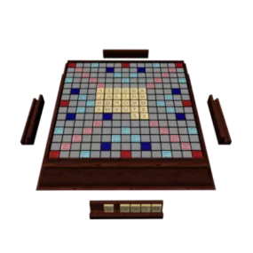 Scrabble Board Game 3d model
