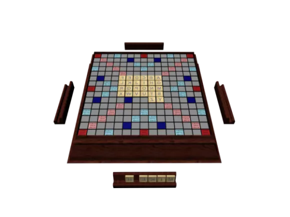 Scrabble Board Game 3d model Scrabble Board Game 3d model
