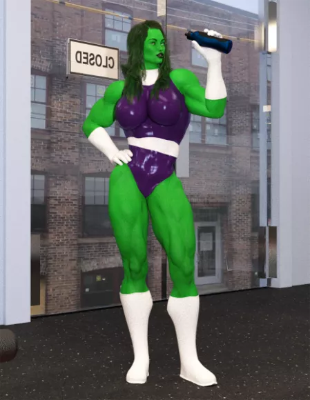 Couple Character Walking 3d model