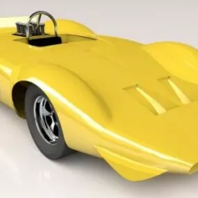 Shelby Cobra Sports Car 3d model