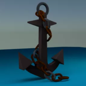 Ship Anchor 3d model