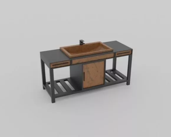 Bathroom Small Part 3d model