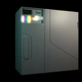 Simple Scifi Electronic Panel 3d model