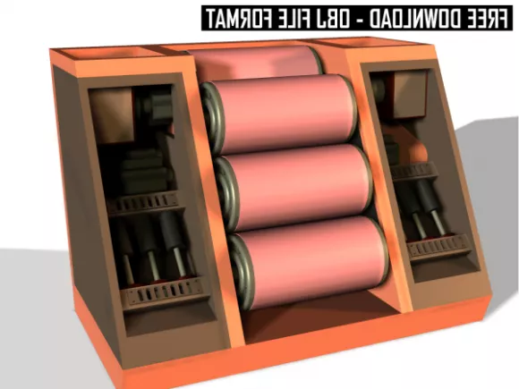 Wringer Machine 3d model Wringer Machine 3d model